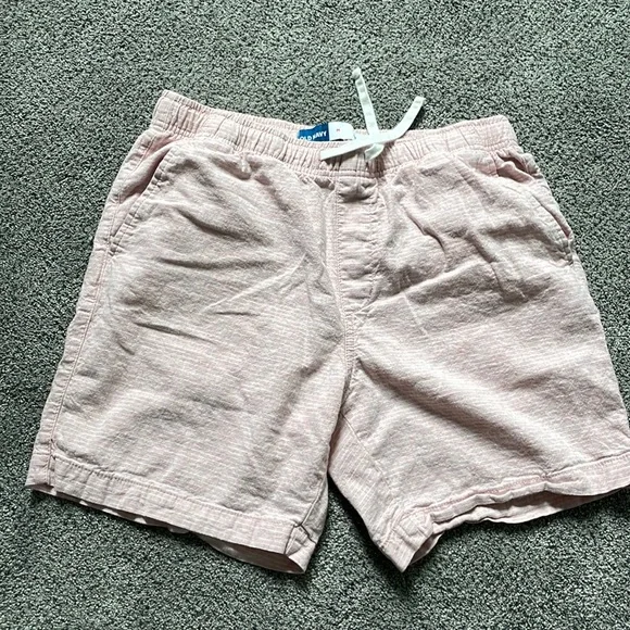 Old Navy Shorts Mens Pink And White Stripe Shorts From Old